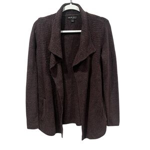 Barefoot Dreams CozyChic Lite Cardigan in Rich Brown